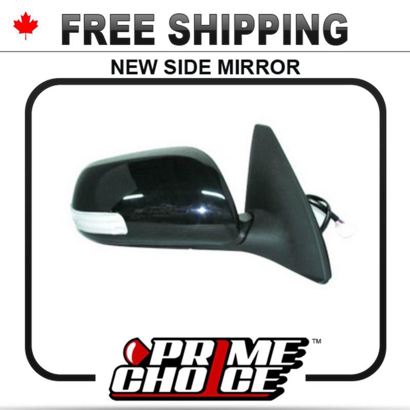 New power non heated passengers side view door mirror