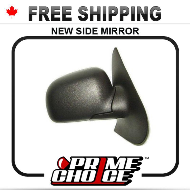 New manual passengers side view door mirror