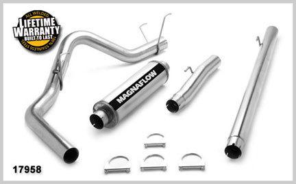 Magnaflow pro series stainless exhaust 03-04 5.9 cummins cc lb 4" catback