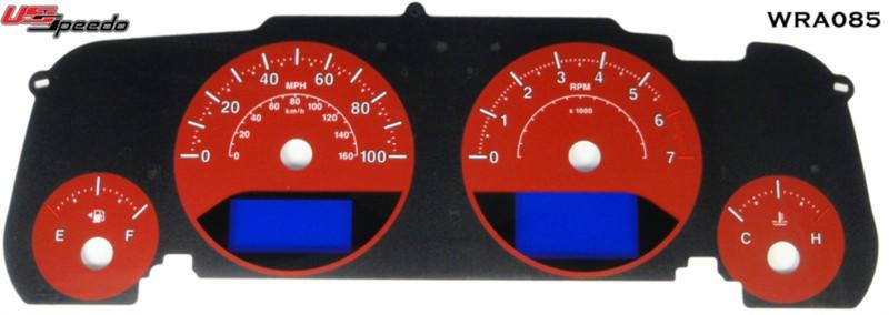 Us speedo wra085 us speedo daytona edition color replacement gauge face kit