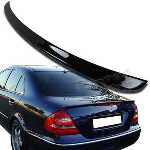 -- mercedes benz w211 e-class a type boot trunk spoiler 197 black painted