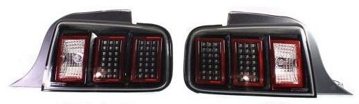 Led clear tail light brake lamp rear assembly pair set driver & passenger side