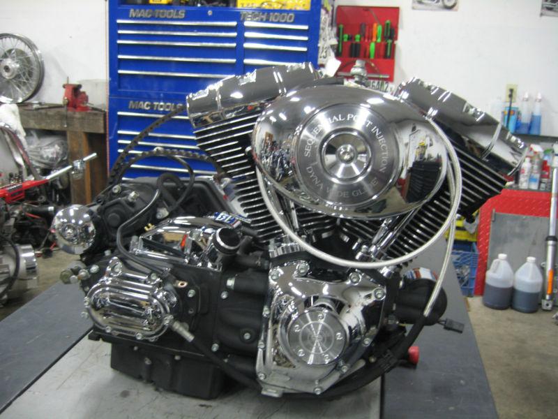 2005 harley fxdwg dyna wide glide engine trans complete swap 88 5 speed 21k mile