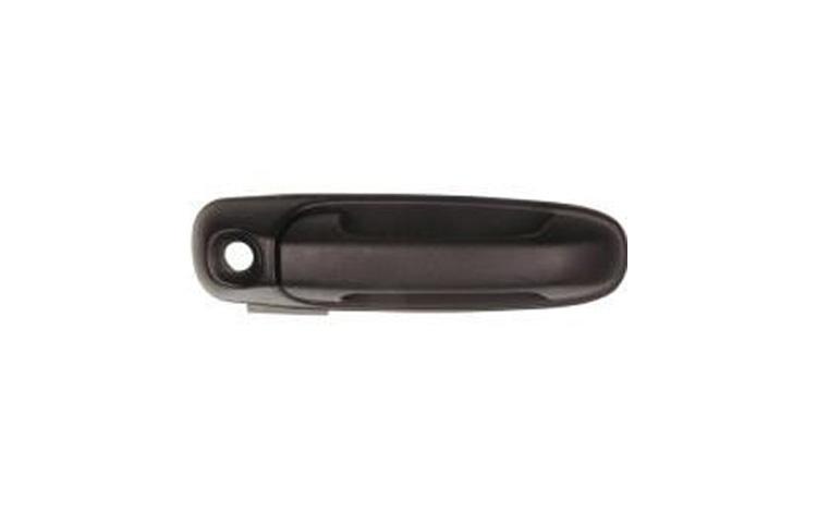 Depo right outside front texture door handle w/ key hole dodge mitsubishi