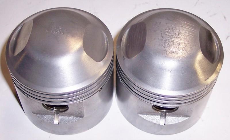 Triumph +.020 pistons 20 over 650 bonneville t120 tiger chopper bobber cafe 