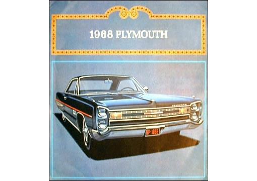 1968 plymouth fury, satellite, valiant parts manual 68