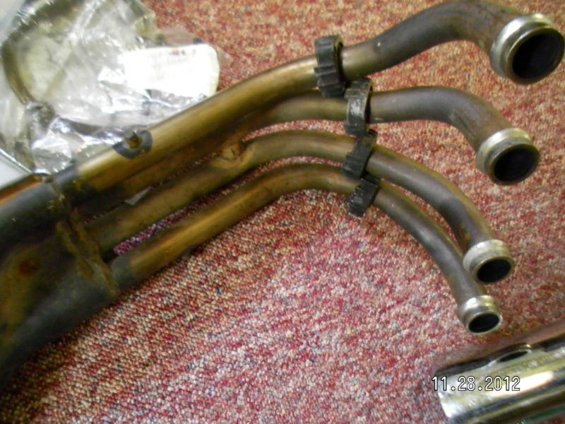 Yamaha exhaust system complete one piece fzr 2kt-14711 header 600 tail canister 