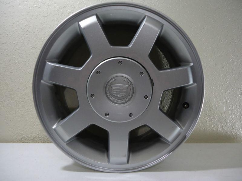 2003 2004 cadillac cts 16" x 7.0 oem wheel part# 9593650 5x115mm finish silver