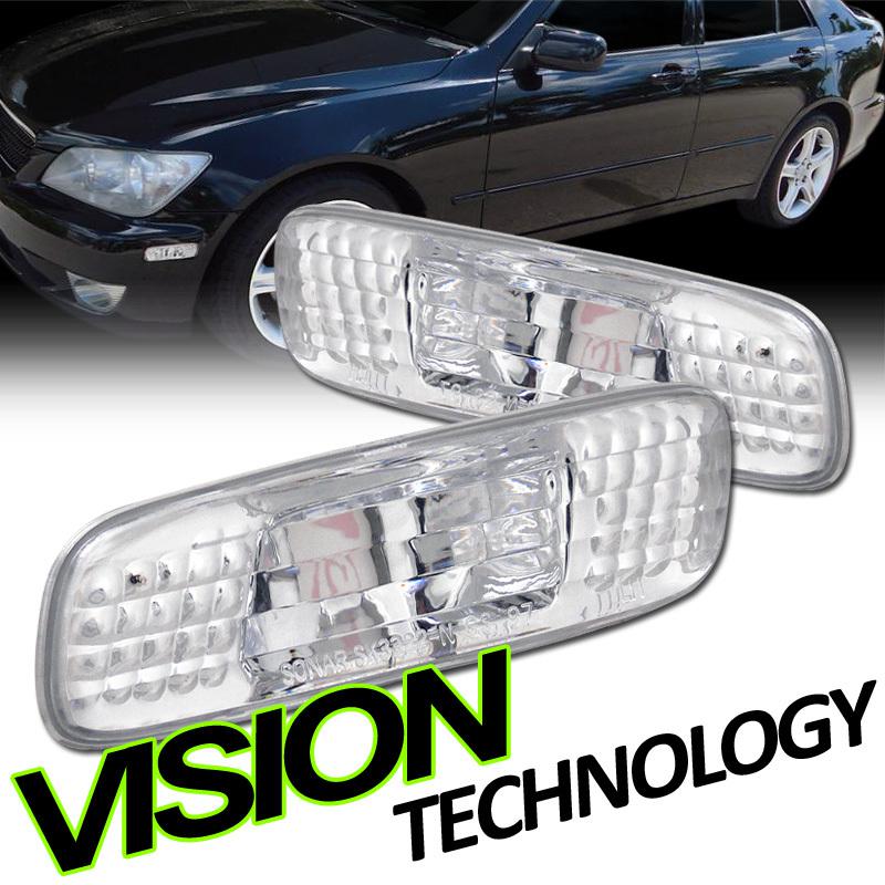 98-05 gs300/gs400/gs430/is300/ls400 euro clear signal/parking side marker lights