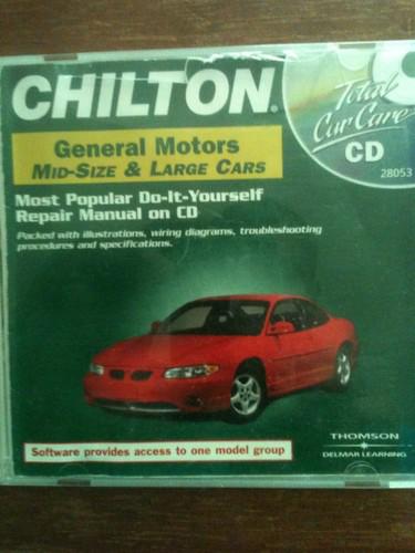 Chilton repair manual on cd