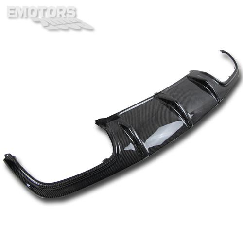 Carbon fiber mercedes benz w204 4dr sedan rear diffuser c350 + exhaust tip 11 Ω