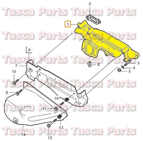 Brand new oem exhaust system manifold 2001-2009 volvo s60 s80 v70 v70xc xc90