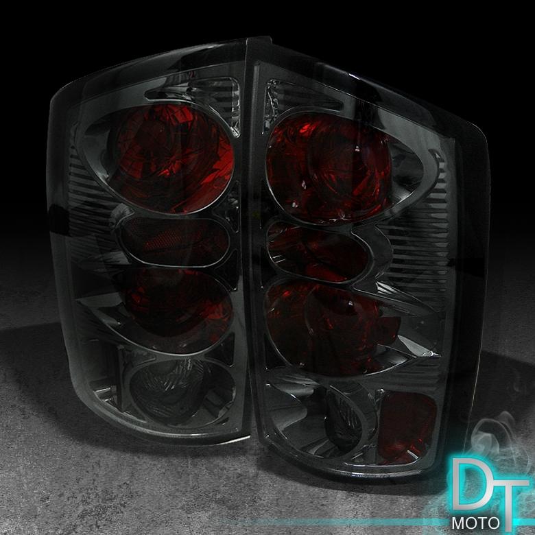 Smoked 02-06 dodge ram pickup truck altezza tail lights lamps left+right pair