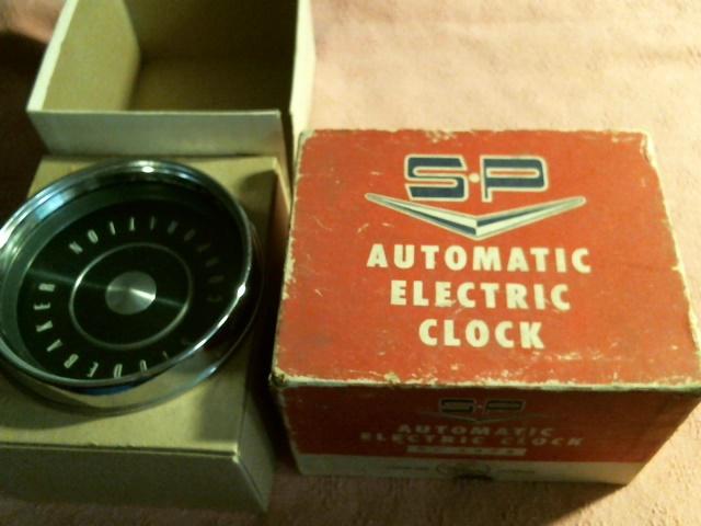 Studebaker packard ac 3472 automatic electric clock blank face  free shipping