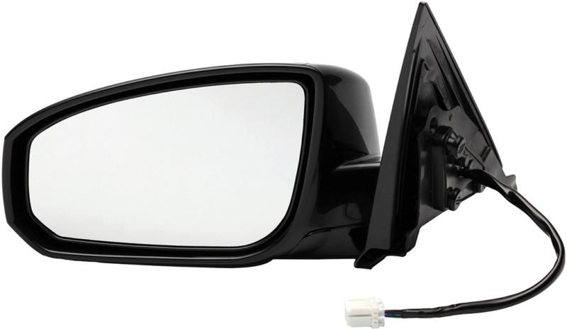 Side view mirror left 04-08 maxima power heated, manual fold platinum# 1272384