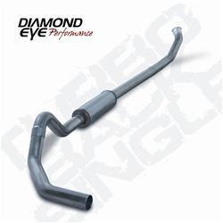  diamond eye k4218s 4" stainless steel turbo back single for 03-04 cummins 5.9l