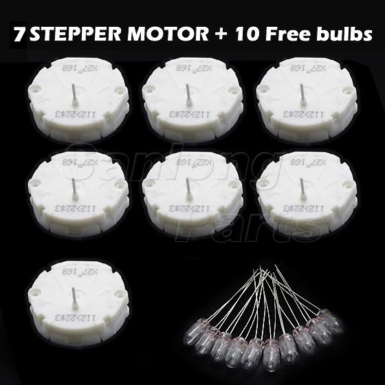 7x 03 04 05 06 h2 hummer cluster gm stepper motor x27-168 10x free light bulbs