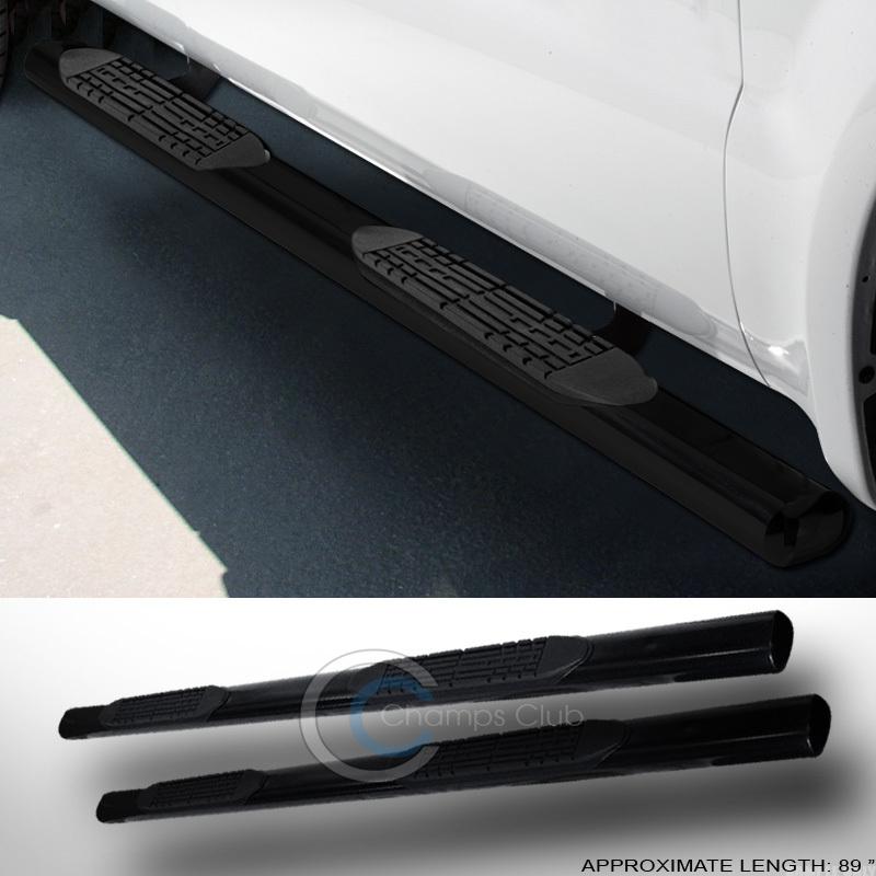 4" heavyduty side step nerf bars running board 2001+ silverado/sierra crew cab b