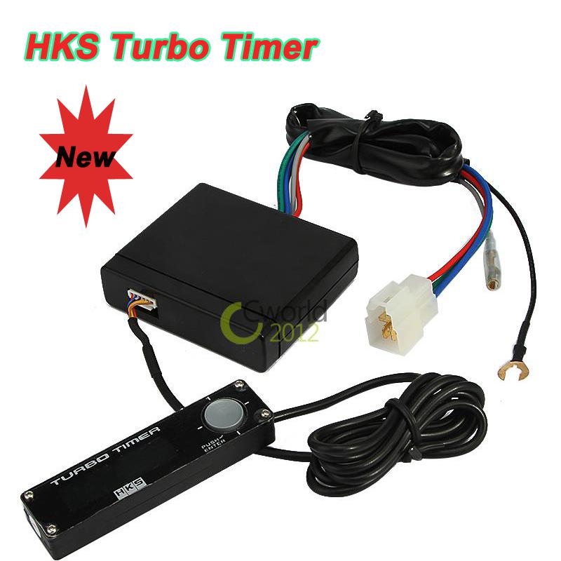 Turbo timer control type 0 black universal auto car red lcd display new