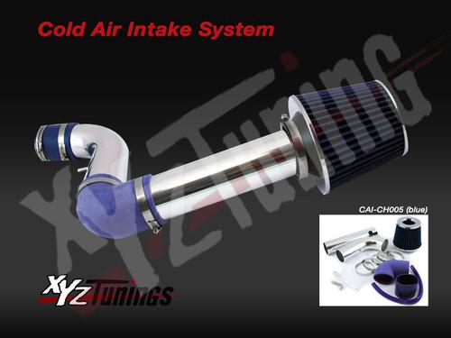 Blue 97-03 s-10/sonoma/hombre 2.2l cold air intake induction kit + filter 2.75"
