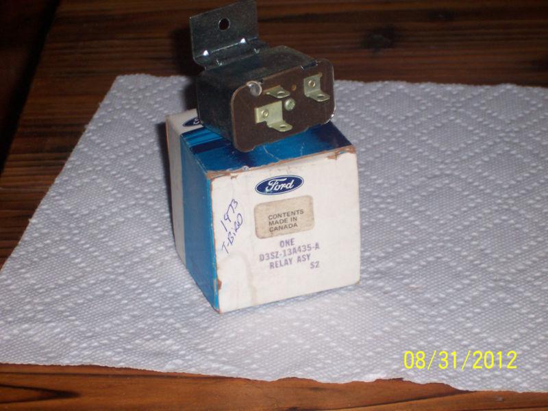 1973 ford thunderbird nos relay assy, part# d3sz-13a435-a