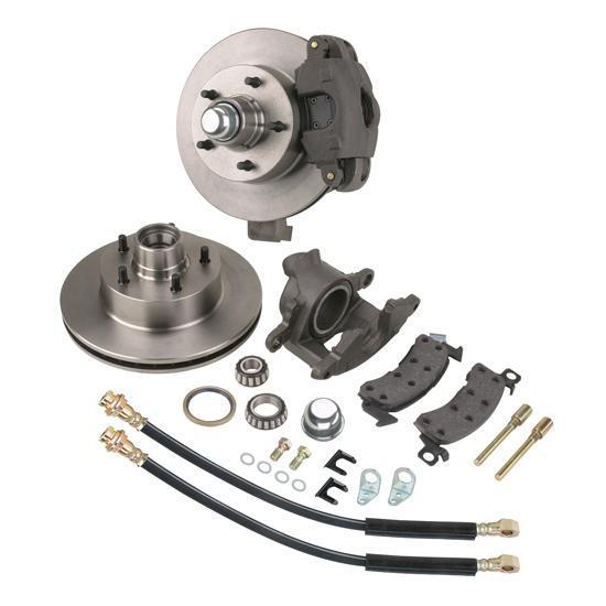 New 1958-1964 chevy car disc brake kit for 2" drop spindles, 12" rotors