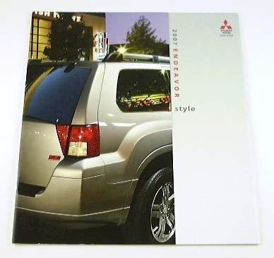 2007 07 mitsubishi endeavor truck brochure ls se