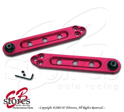 Red lower control arms kit honda civic 02 03 04 05 si