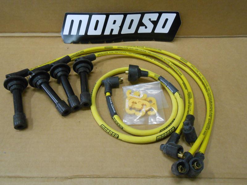 Moroso blue max 72677 - 8mm plug wires 1986 - 89 acura integra