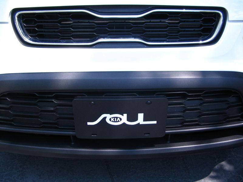 Kia soul logo front  license plate  free shipping from the usa