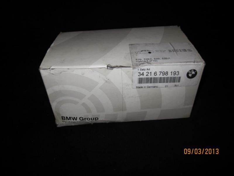 Brand new oem bmw rear brakes (f10) part number 34216798193