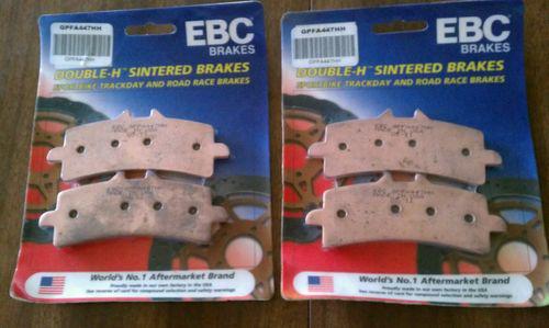 Ebc road race brake pads gpfa447hh (2) sets. bmw hp2 ducati aprilia rsv4 ktm rc8