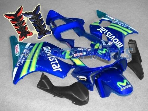 Free tank pad x2! aftermarket fairing kit for honda cbr600 f4i 2001 2002 2003 ab