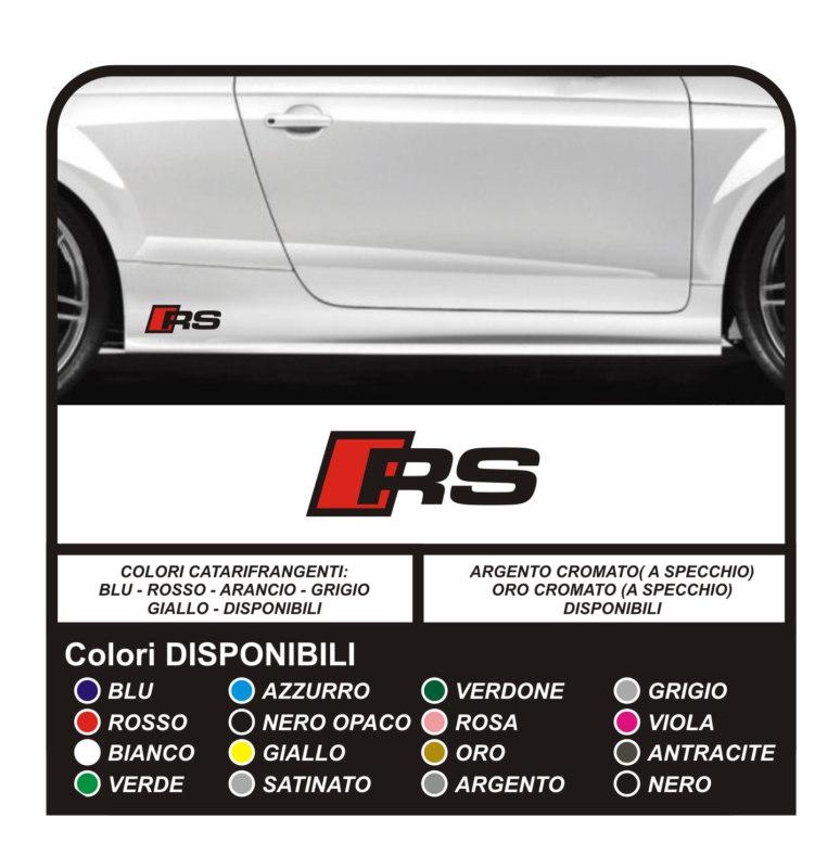 Sticker side audi s-line sline s1 s3 s4 s5 s8 rs rs1 rs3 rs4 rs5 rs6 decal sport