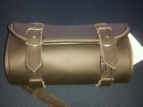 Motorcycle fork bag tool bag sissy bar bag with quick release buckles