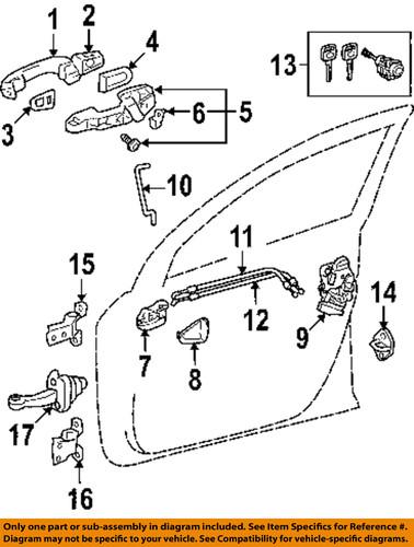 Toyota oem 6903042230 door lock motor/door lock actuator motor