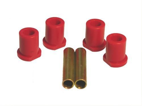 Prothane leaf spring shackle bushing frame shackle bushing kit red w/molded-in