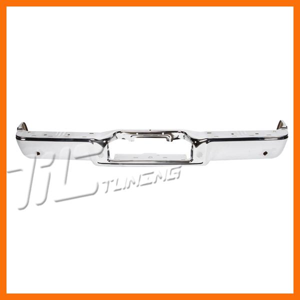 06-08 ford f150 rear bumper chrome step face bar fo1102359 styleside sensor hole