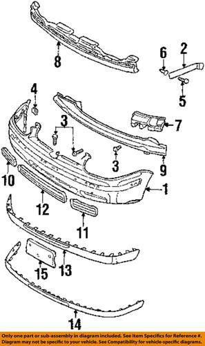 Volkswagen oem 1j5807719fgru front bumper-cover molding