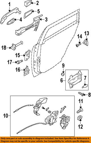 Subaru oem 61035aj01a door lock actuator motor/door lock motor