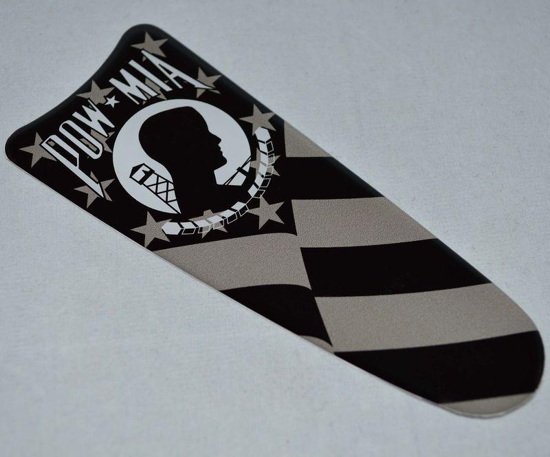 Cb intercom "pow & g flag" dash insert decal for 2003-2007 harley ultra classic