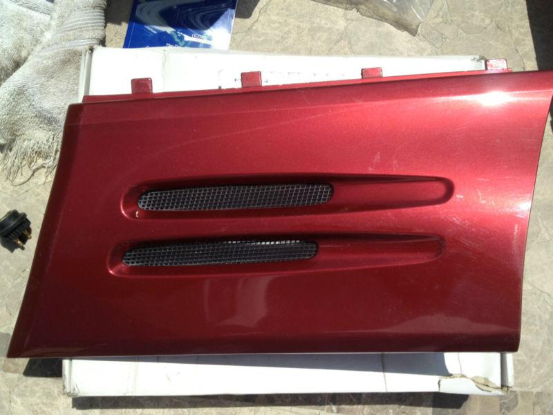 Oem 1999 r129 mercedes sl500 sl320 sl600 right fender trim molding burgandy