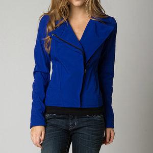 Fox racing rumble womens jacket blue steel