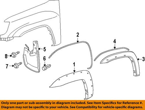 Toyota oem 5385304050 fender-flare pad