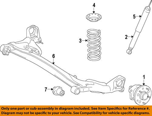 Toyota oem 4241008020 rear wheel hub & bearing/axle bearing & hub