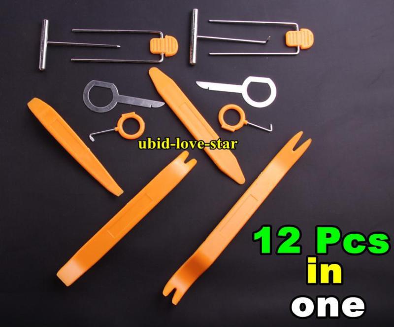 Audio buy  installer   removal tool kit trim car panel stereo door clip remover