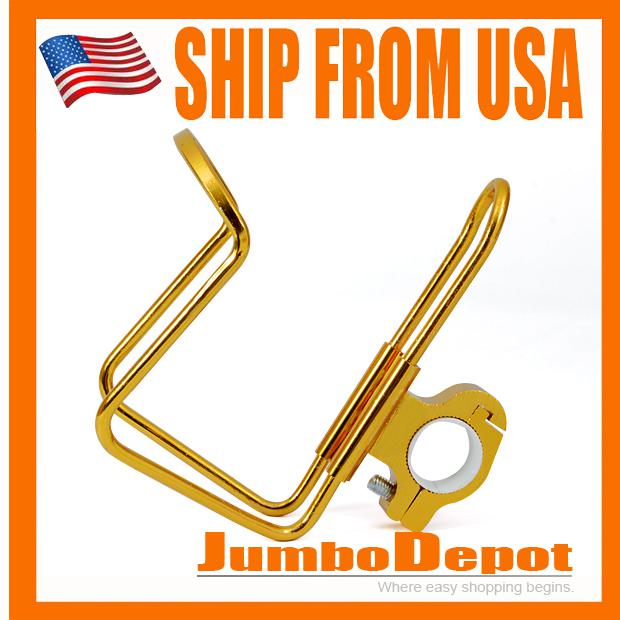 Us golden color cup drink holder stainless bike motorcycle most for 7/8" bars