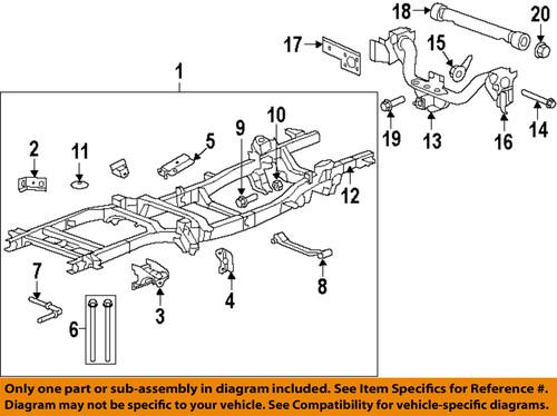 Dodge oem 5183829aa frame-repair kit