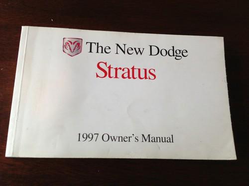 1997 dodge stratus owners manual