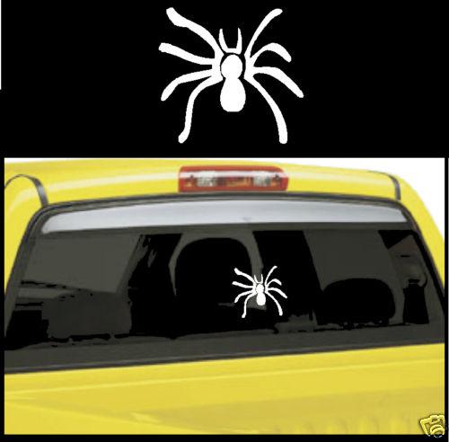 1 - spider insect decal / sticker 4x4 truck or car window decal size: 5"x5 1/4"